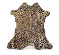 2-3’ Leopard Print Gold Acid Wash Calf Hide