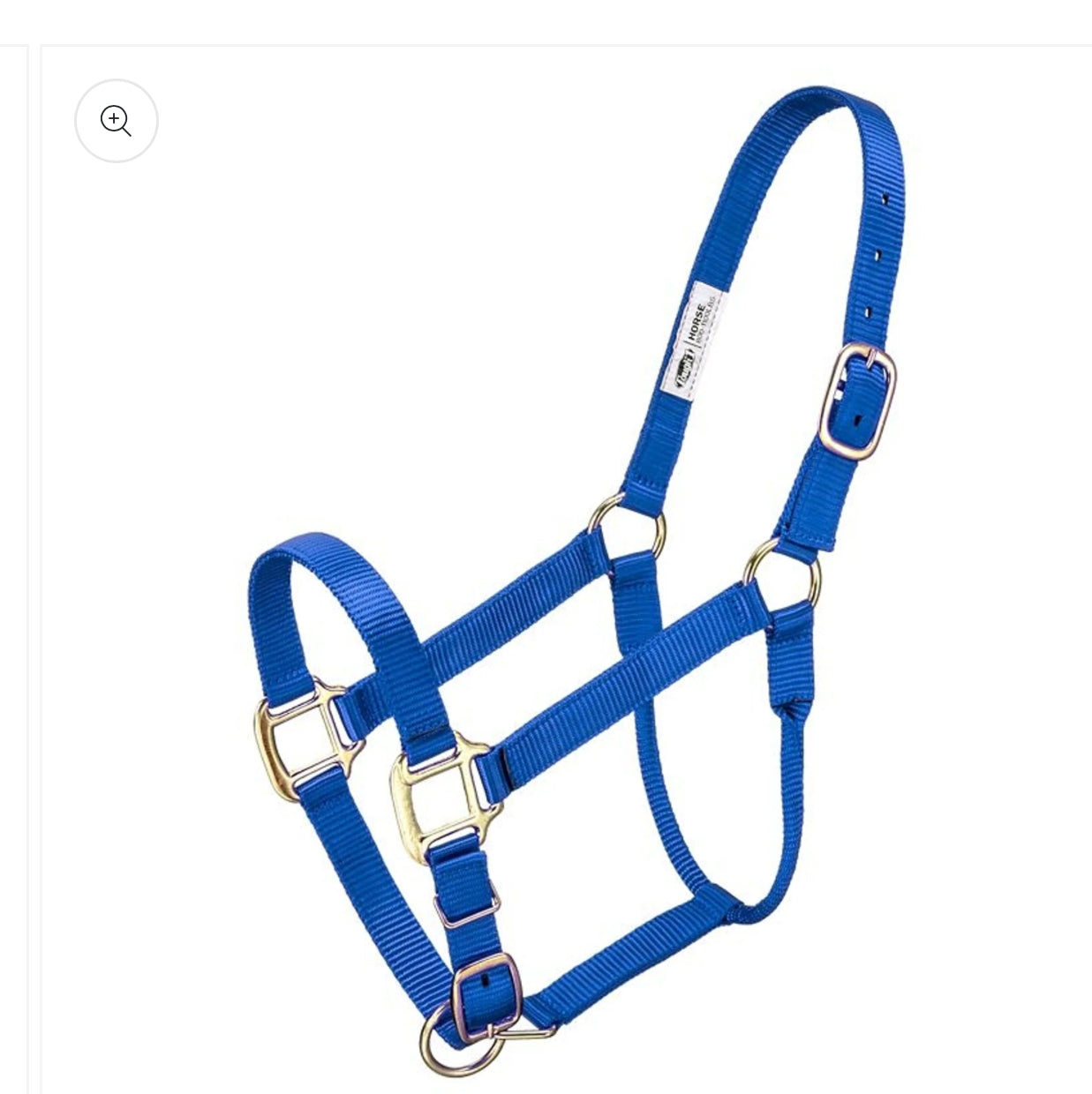 Tough1 Premium Halter - Horse Royal Blue