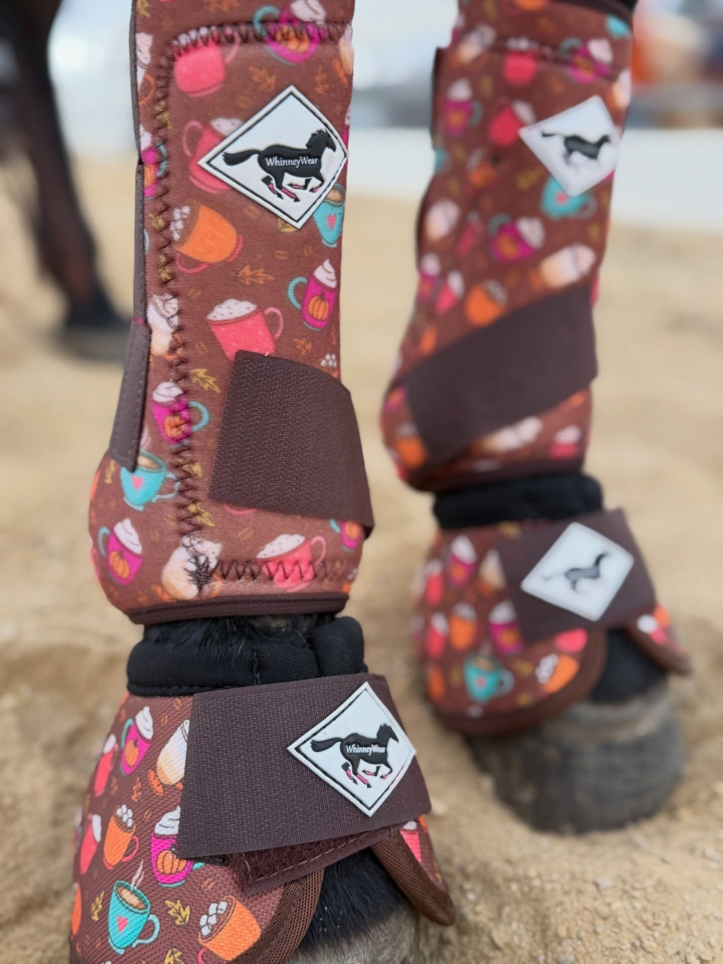 November Limited Edition Print: Sweater Weather Sips Protective Sport Boots