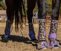 Cheetah Lavender Sport Boots