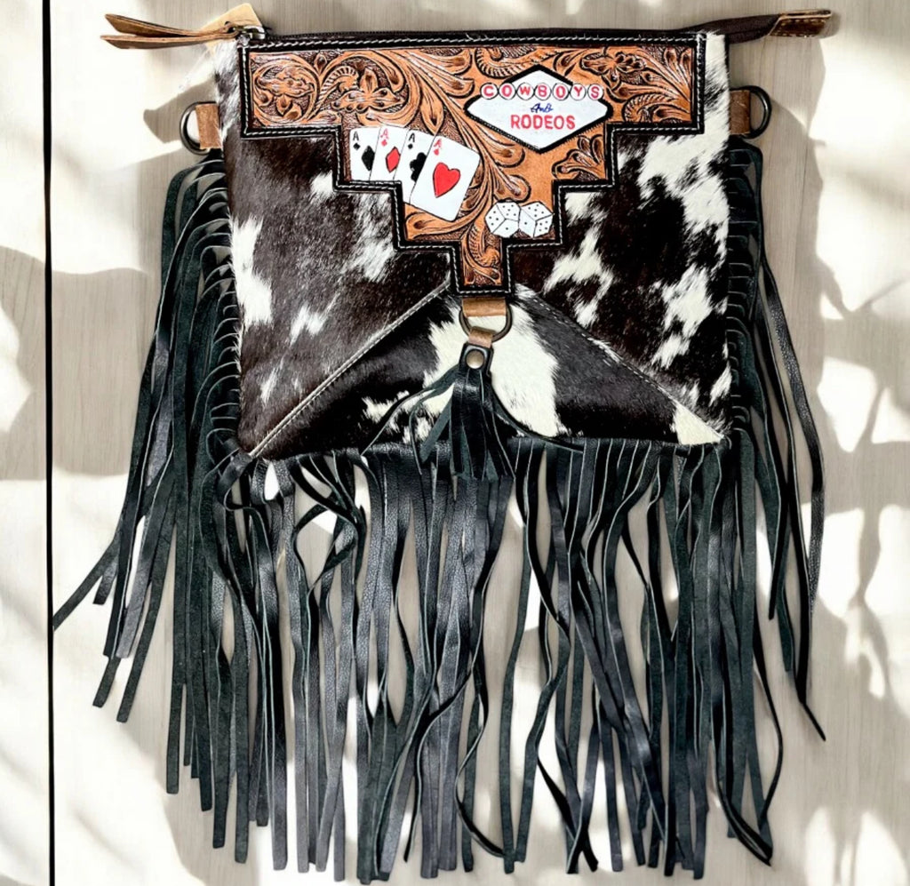 Tooled Cards Crossbody Bag