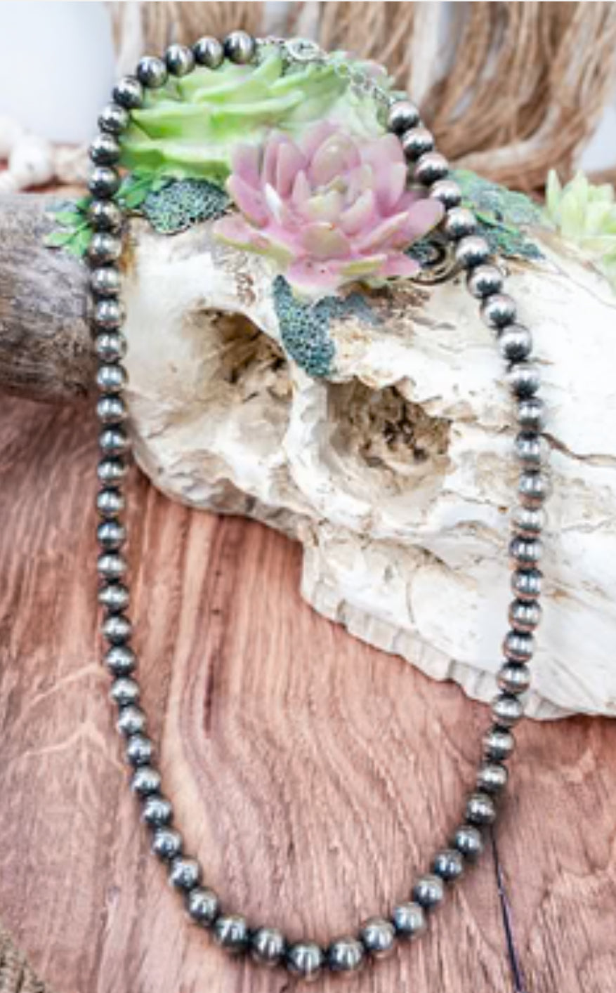 Moonlight Silver Pearl Necklace