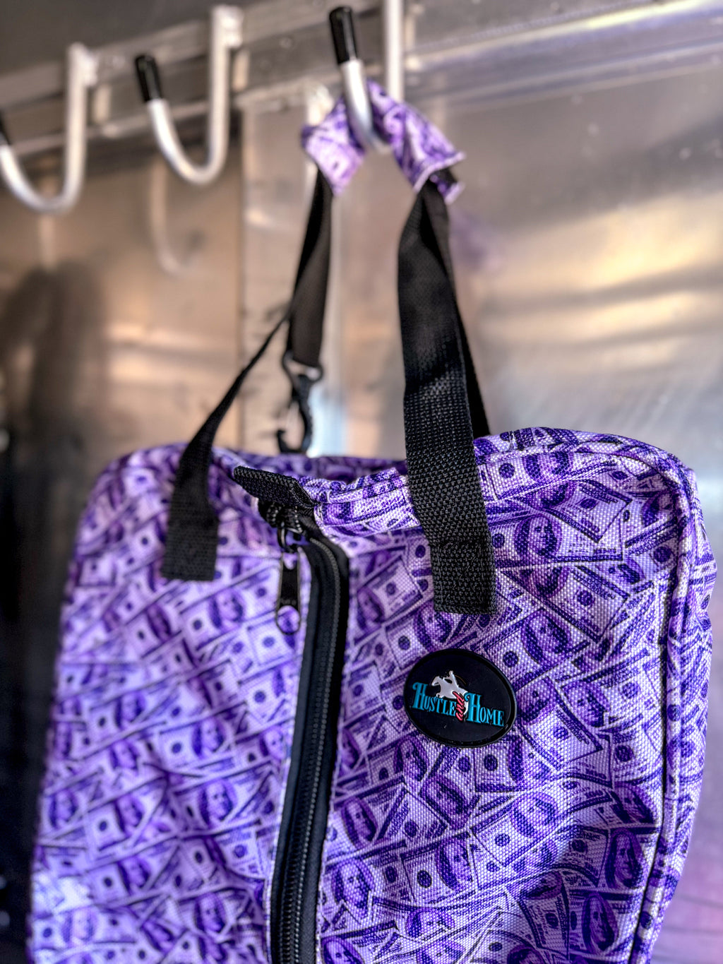 Dash for Cash (Purple) Luxury Tack Bag
