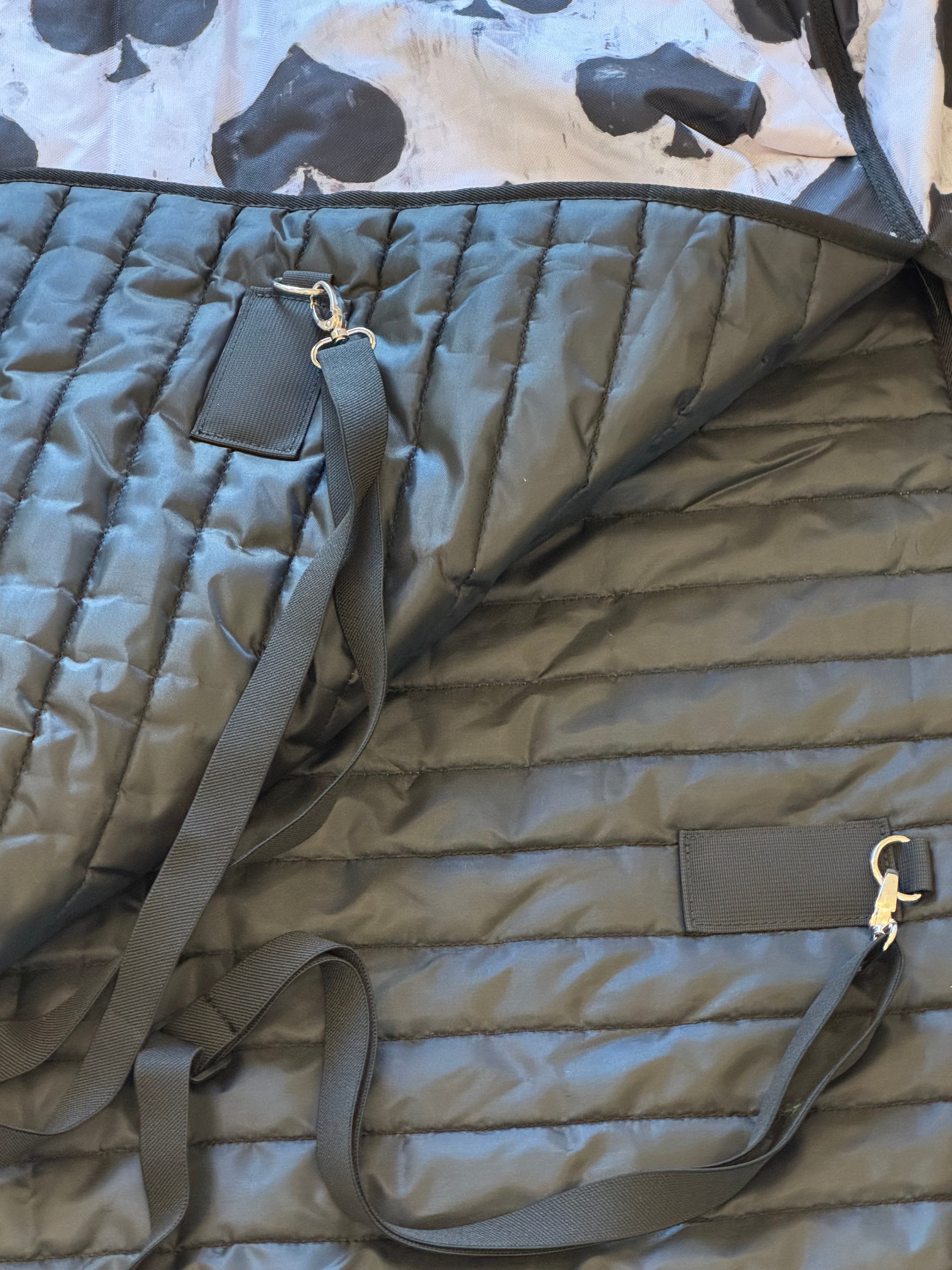 Smokin Spades 200g Medium Weight 1200 Denier Turnout Blanket