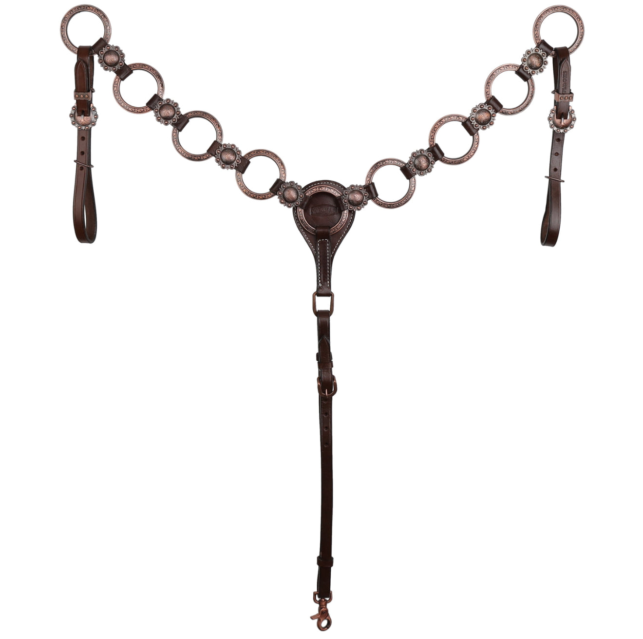 Roughrider Rings One Ear Headstall and Breastcollar Set