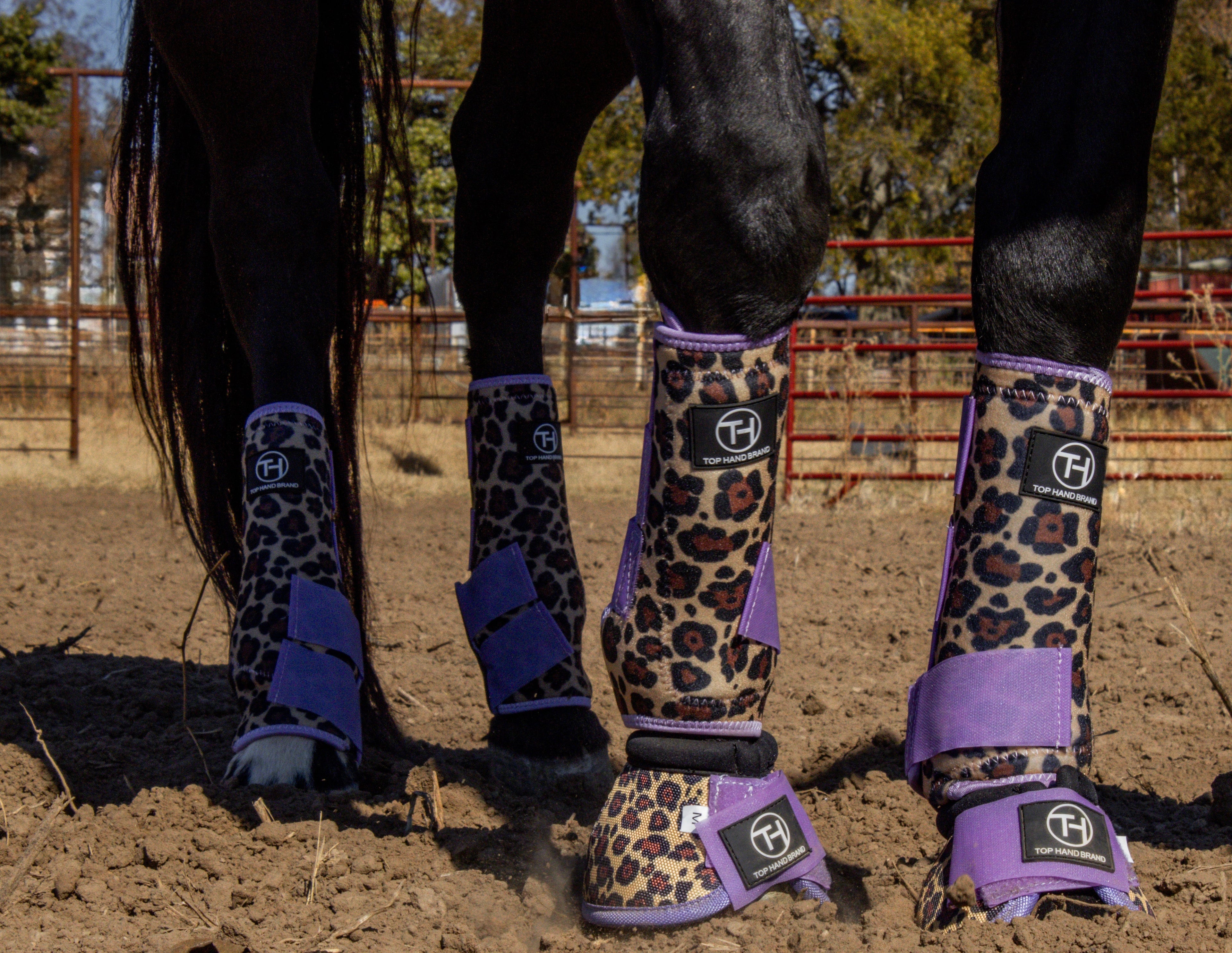 Cheetah Lavender Sport Boots