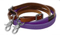 7ft rubber grip barrel reins Purple