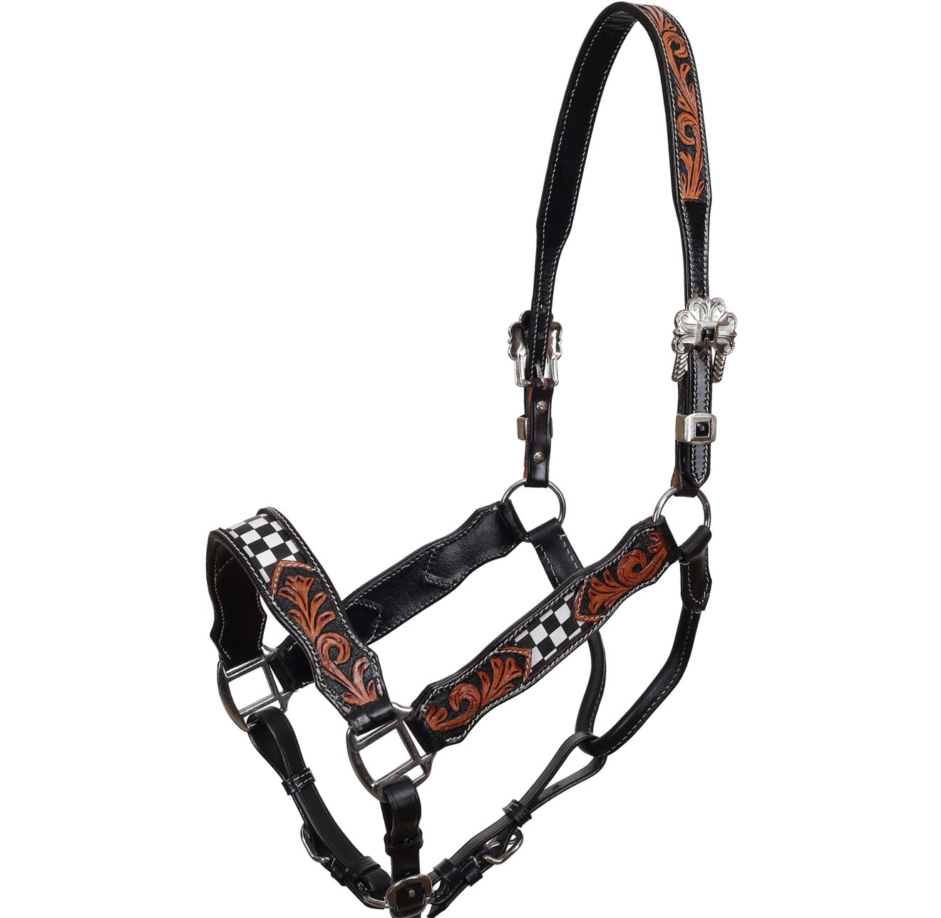 Fast Lane Leather Halter