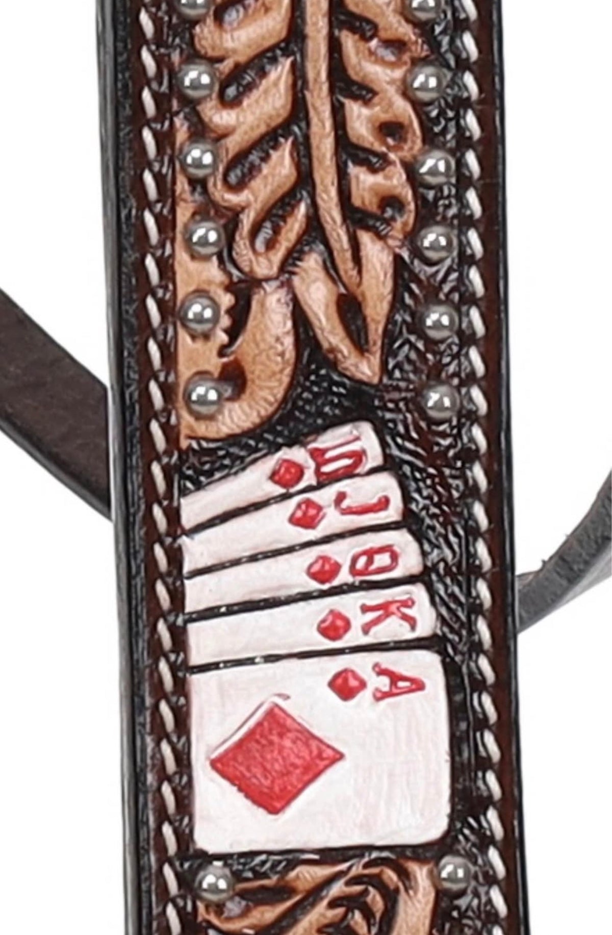 Diamond Flush Browband Headstall