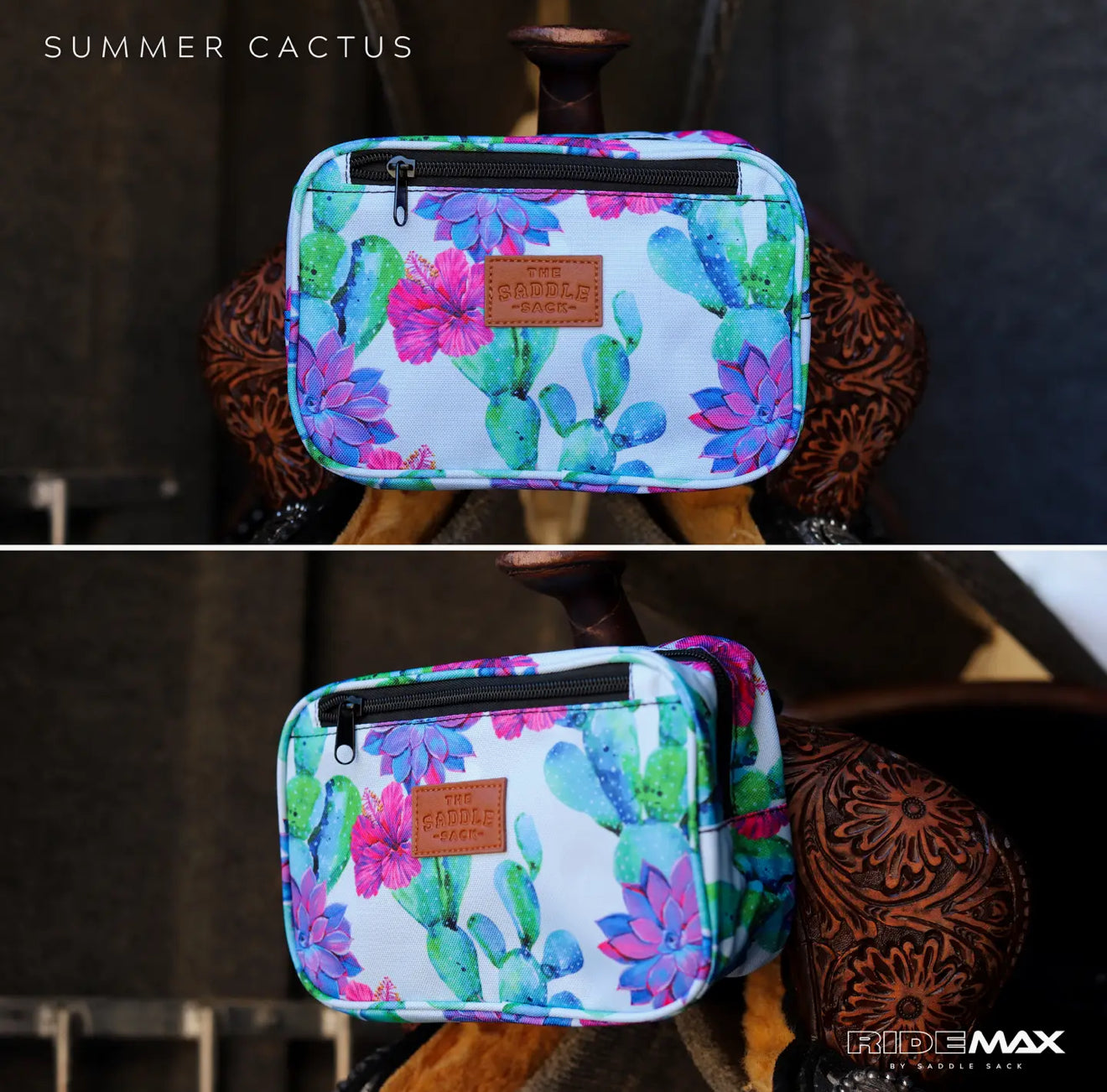 Ridemax Bag By Saddle Sack Summer Cactus