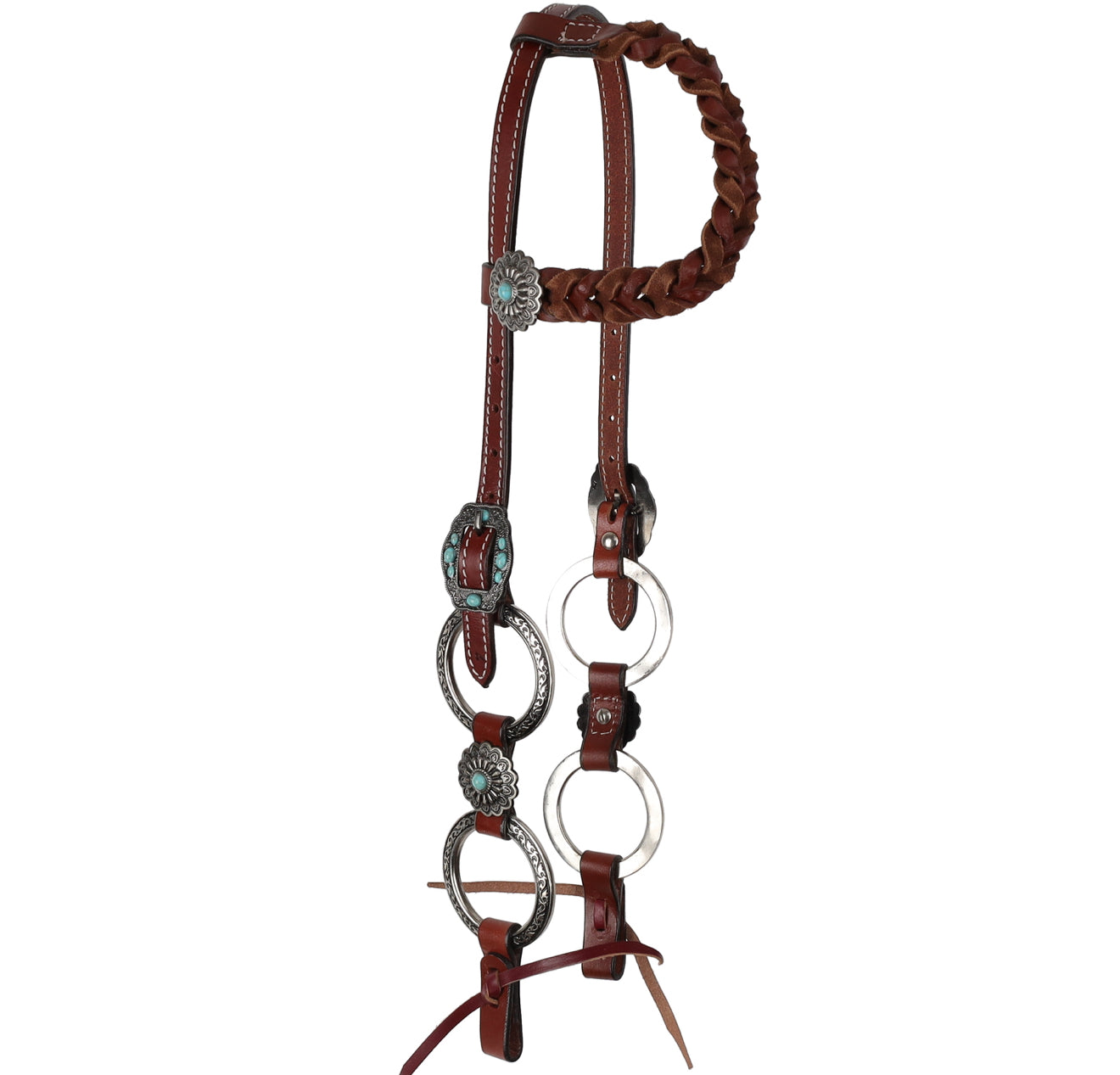 Wildflower Halo One Ear Headstall and Breastcollar Set