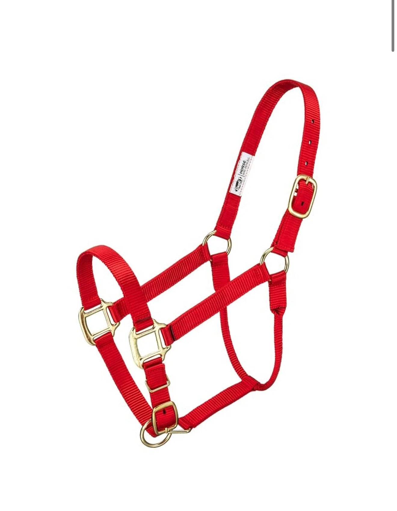 Tough1 Premium Halter - Horse Red