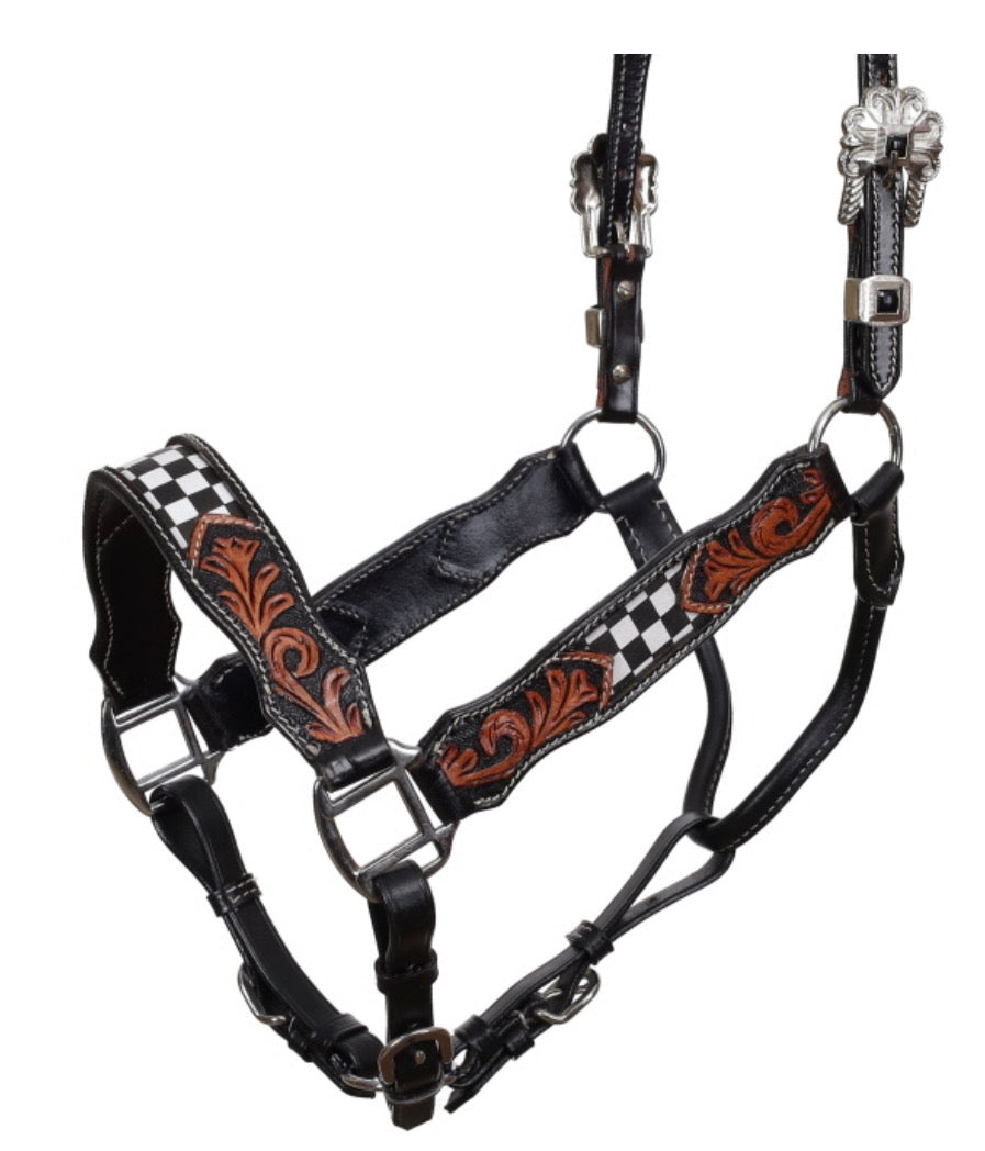 Fast Lane Leather Halter