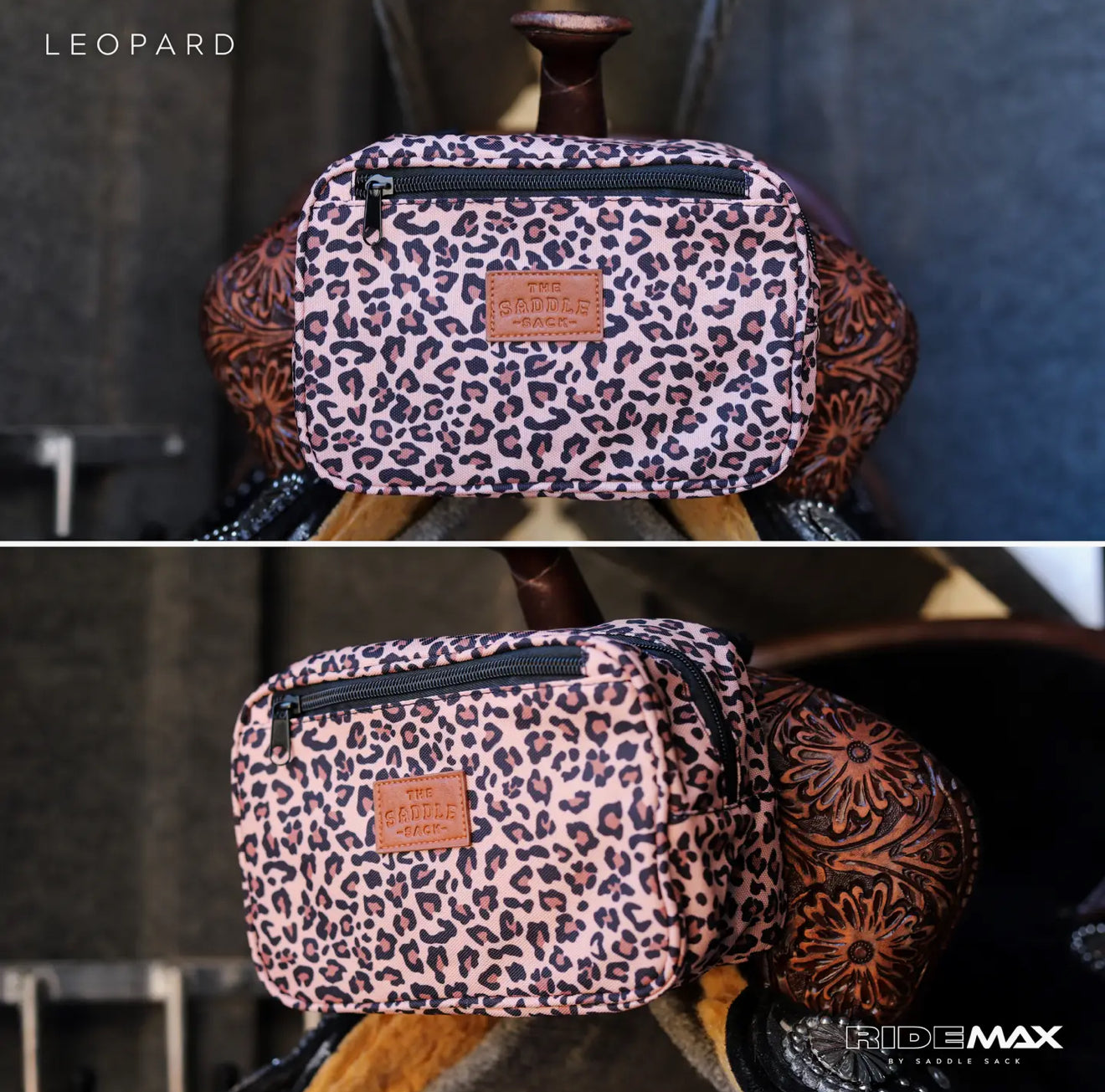 Ridemax Bag By Saddle Sack Leopard