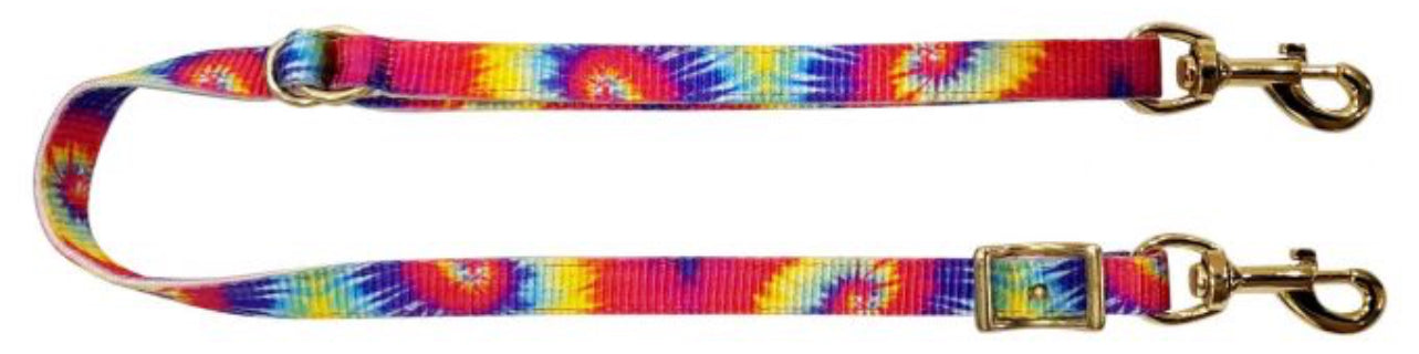 Tie Dye nylon easy adjust tie down strap