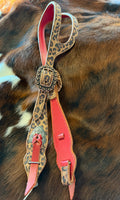 Knotty Cowgirl Amber Headstall (Cheetah)