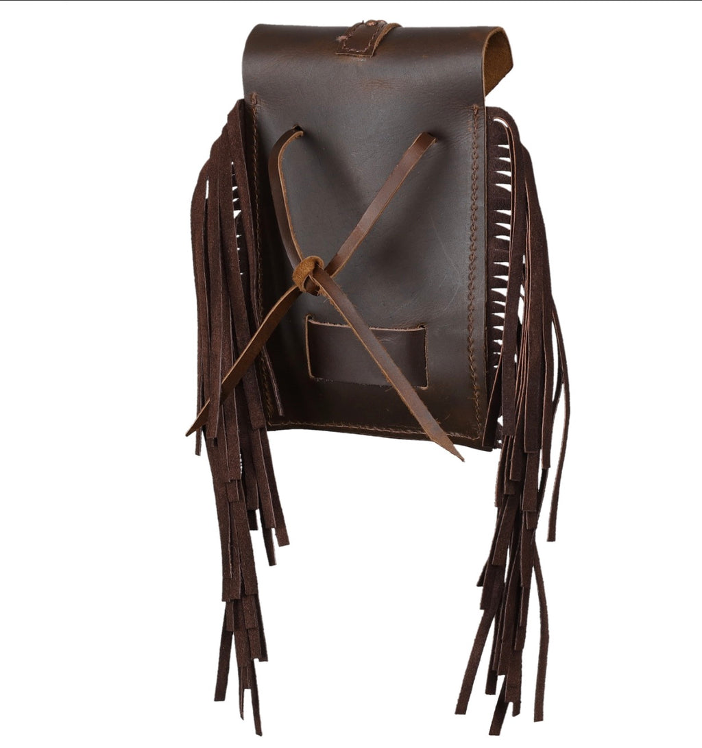 Indigo Aztec Rear Cinch Bag