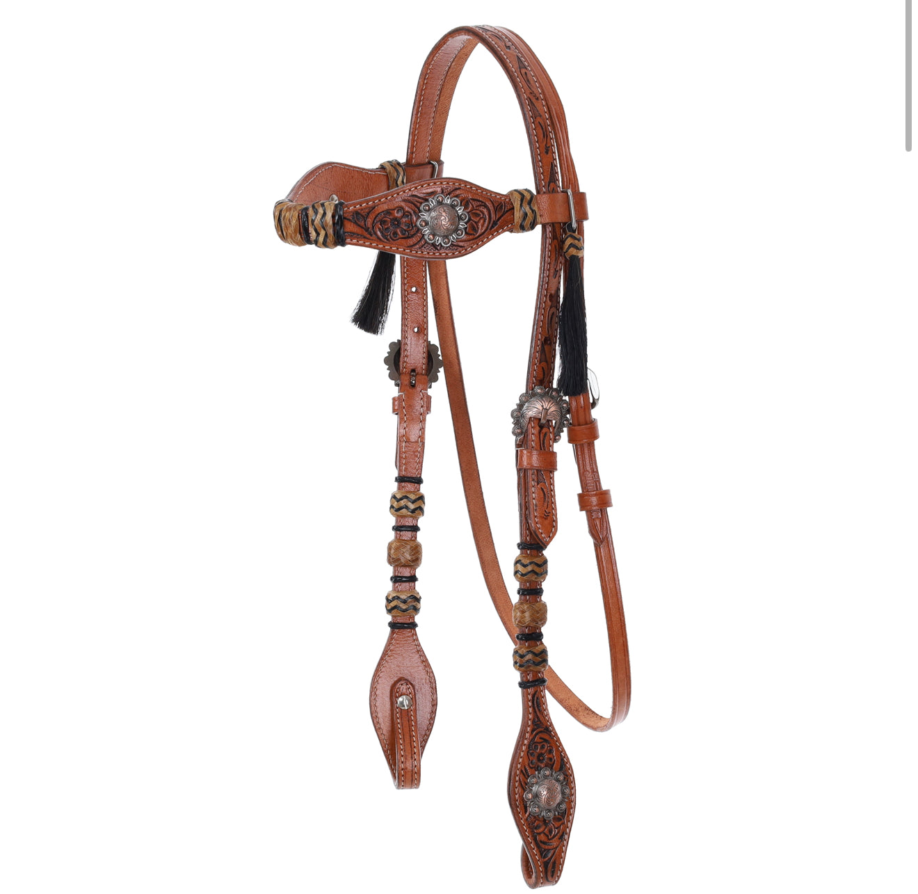 Cowboy Heritage Browband Headstall and Breastcollar Set