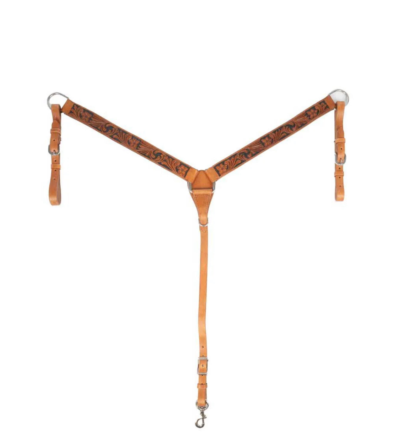 Tooled Breast Collar