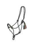 Tough1 Mecate Rope Halter Brown