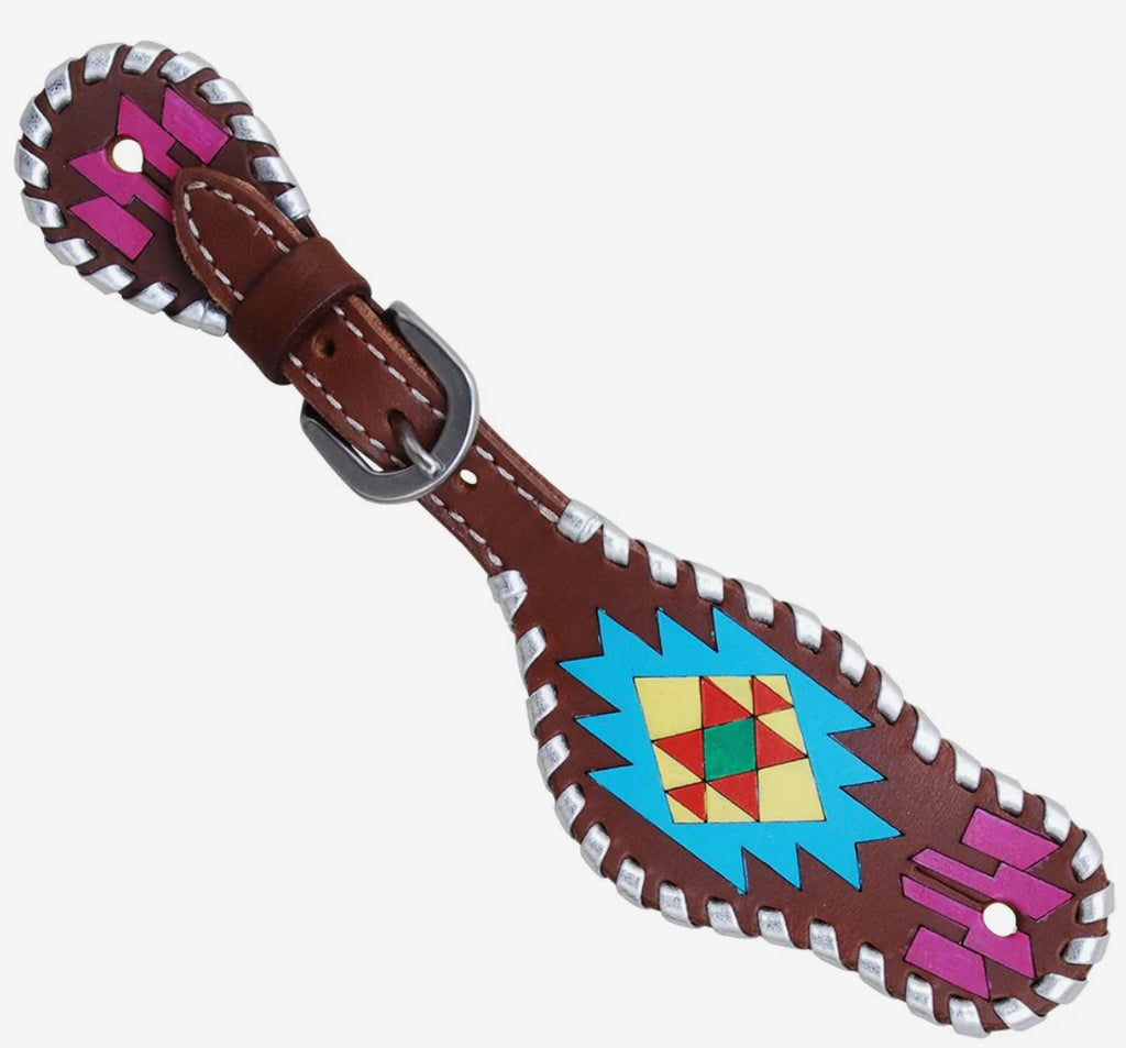 Kids Painted Aztec Spur Straps