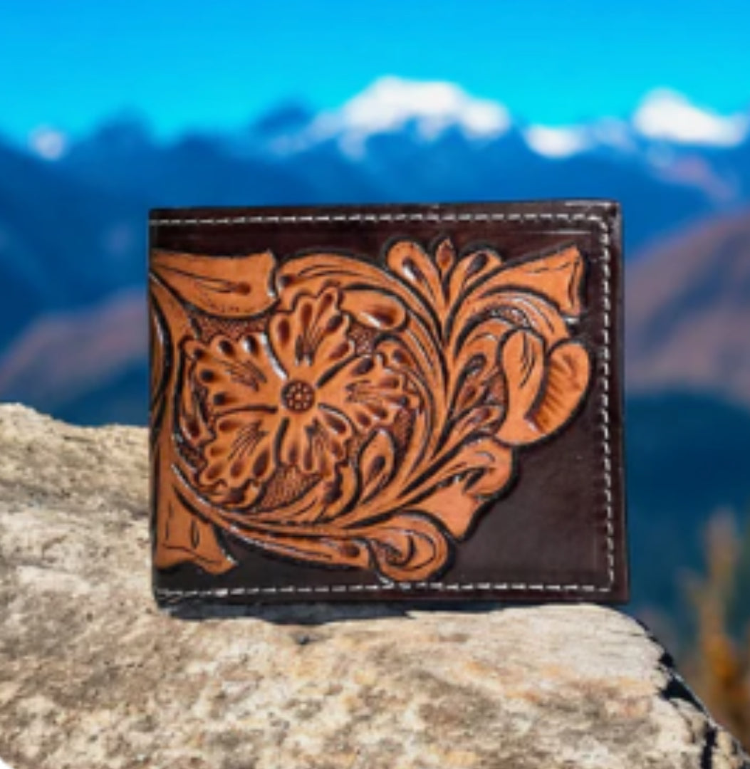 Bloom Tooled Leather Men’s Wallet