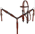 Shadowed Blooms Browband Headstall and Breastcollar Set