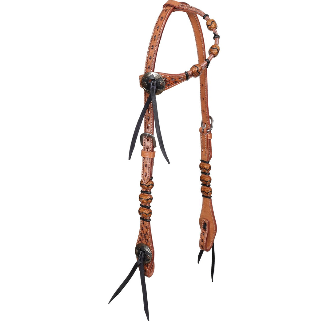Braided Bandit One Ear Headstall and Breastcollar Set