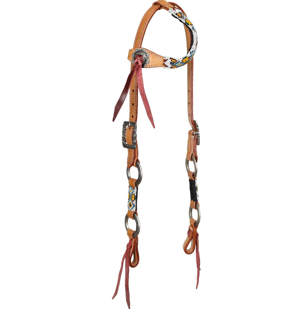 Tribal Ring One Ear Headstall and Breastcollar Set