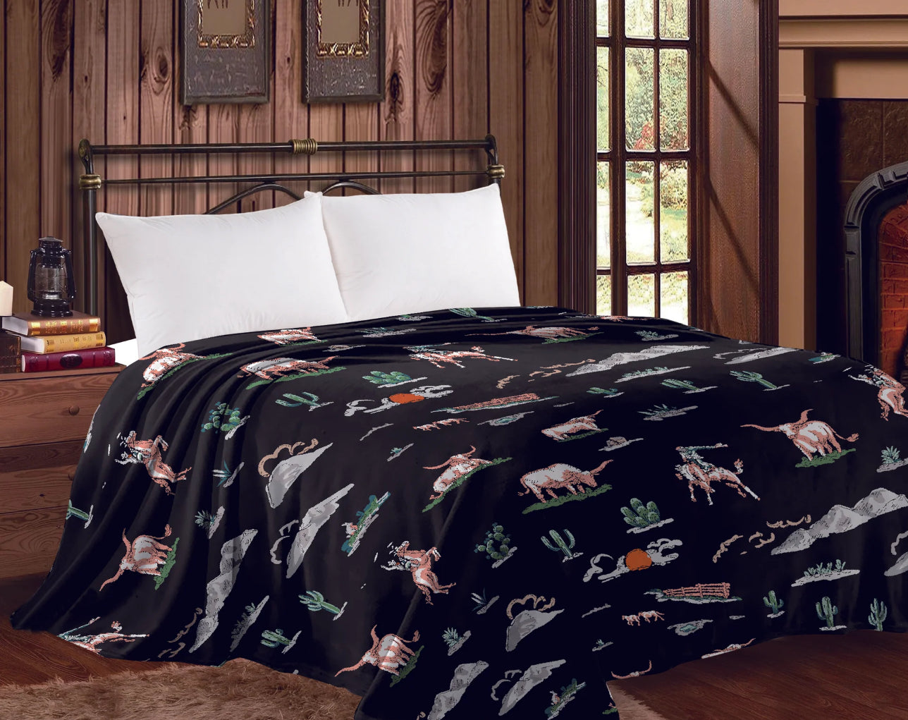 Feathers Queen Size Mia Blanket