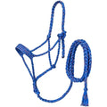 Tough1 Premium Mule Tape Halter with Lead Royal Blue Funfetti
