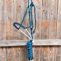 Rodeo Drive Blue and Black Lariat Noseband Mule Tape Halter