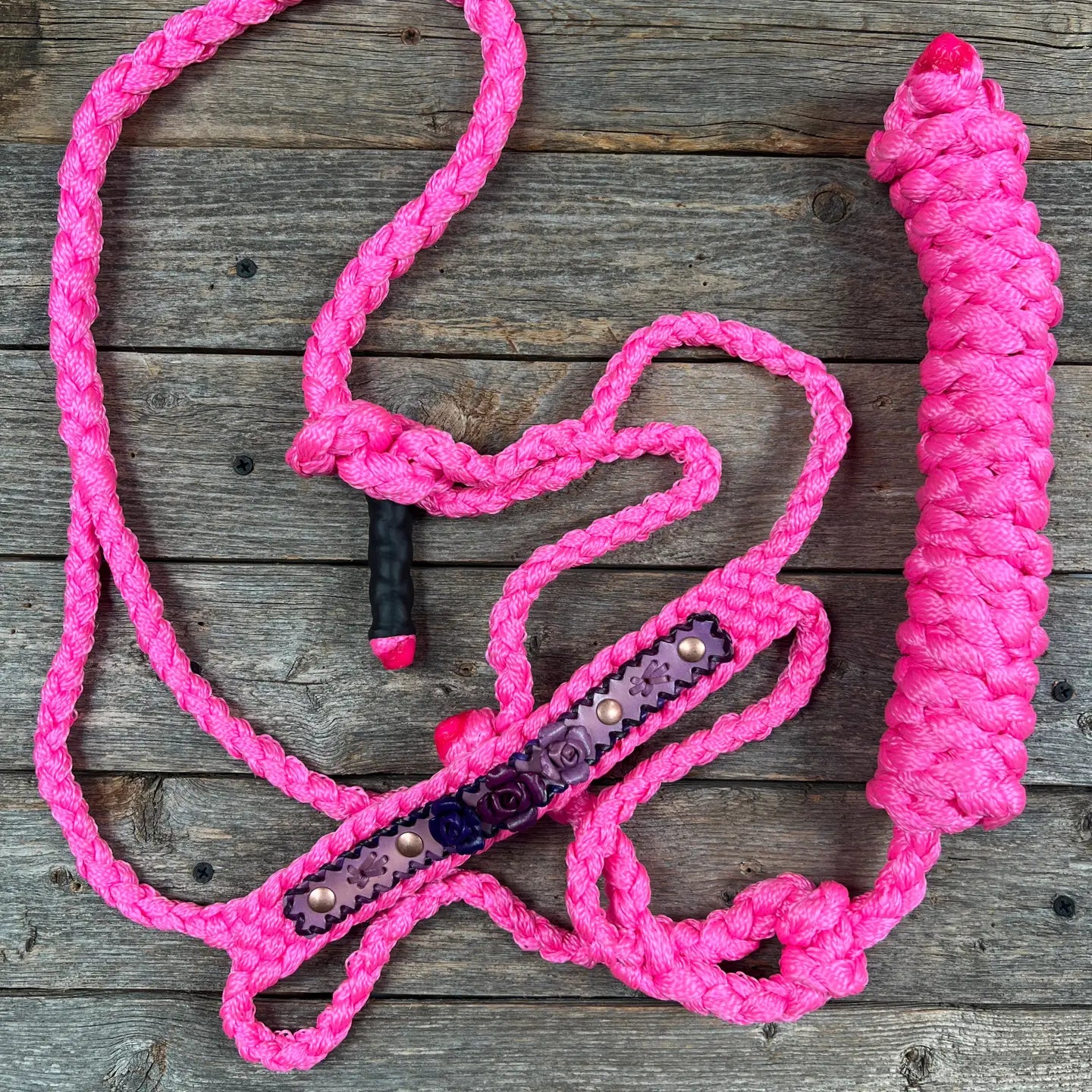 Rodeo Drive Rose - Pink Mule Tape Halter