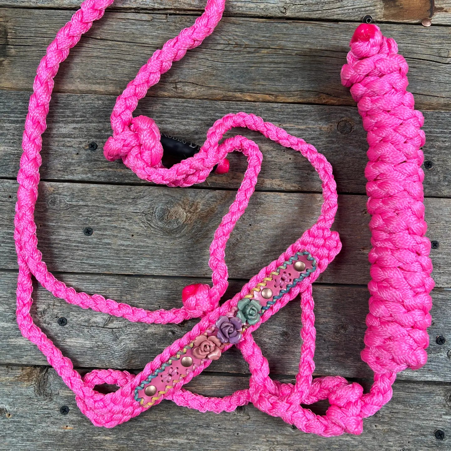 Rodeo Drive Rose - Pink multi color Mule Tape Halter