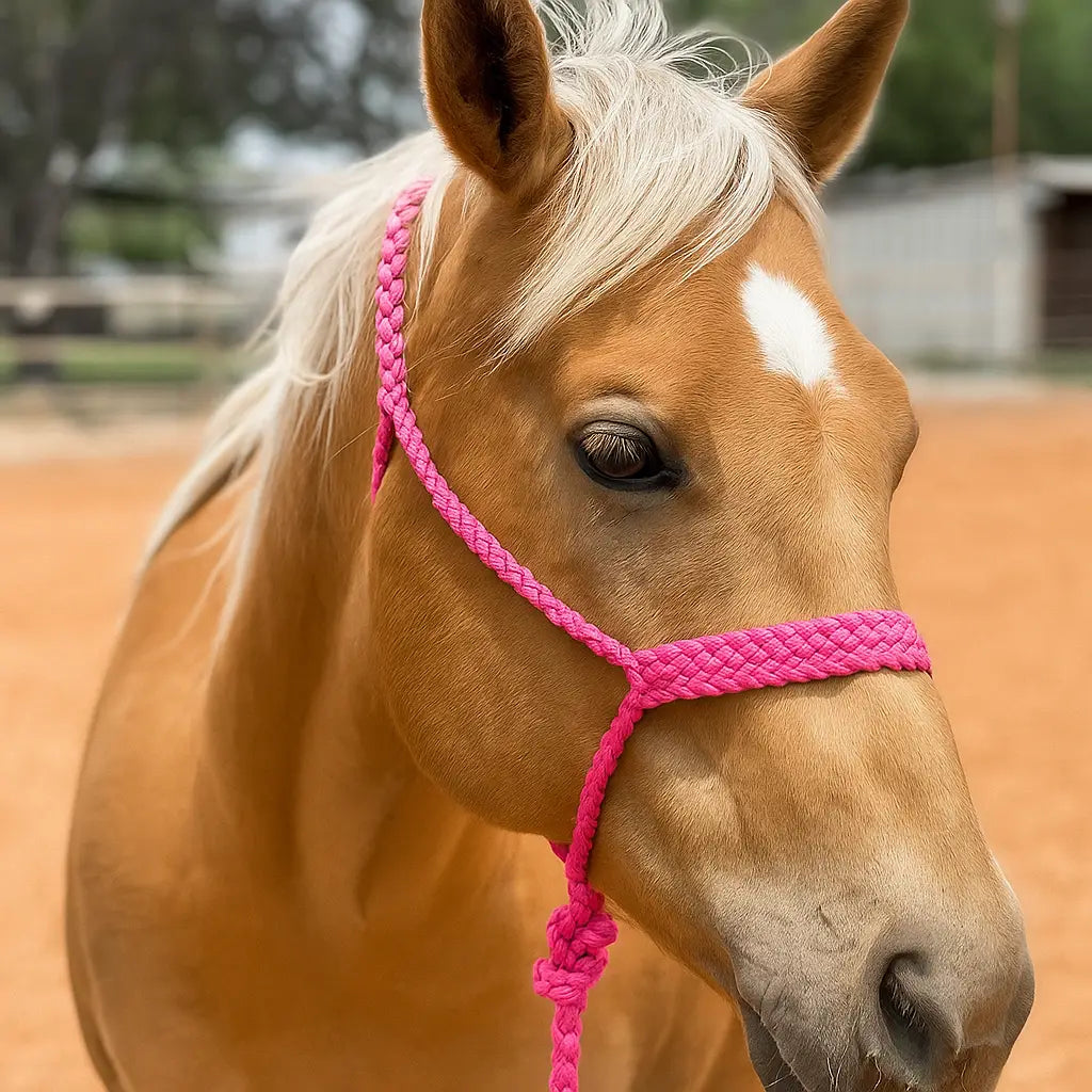 Rodeo Drive Pink Mule Tape Halter