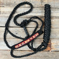 Rodeo Drive Black Single Flower Mule Tape Halter