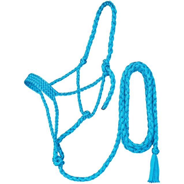 TOUGH1 PREMIUM MULE TAPE HALTER WITH LEAD