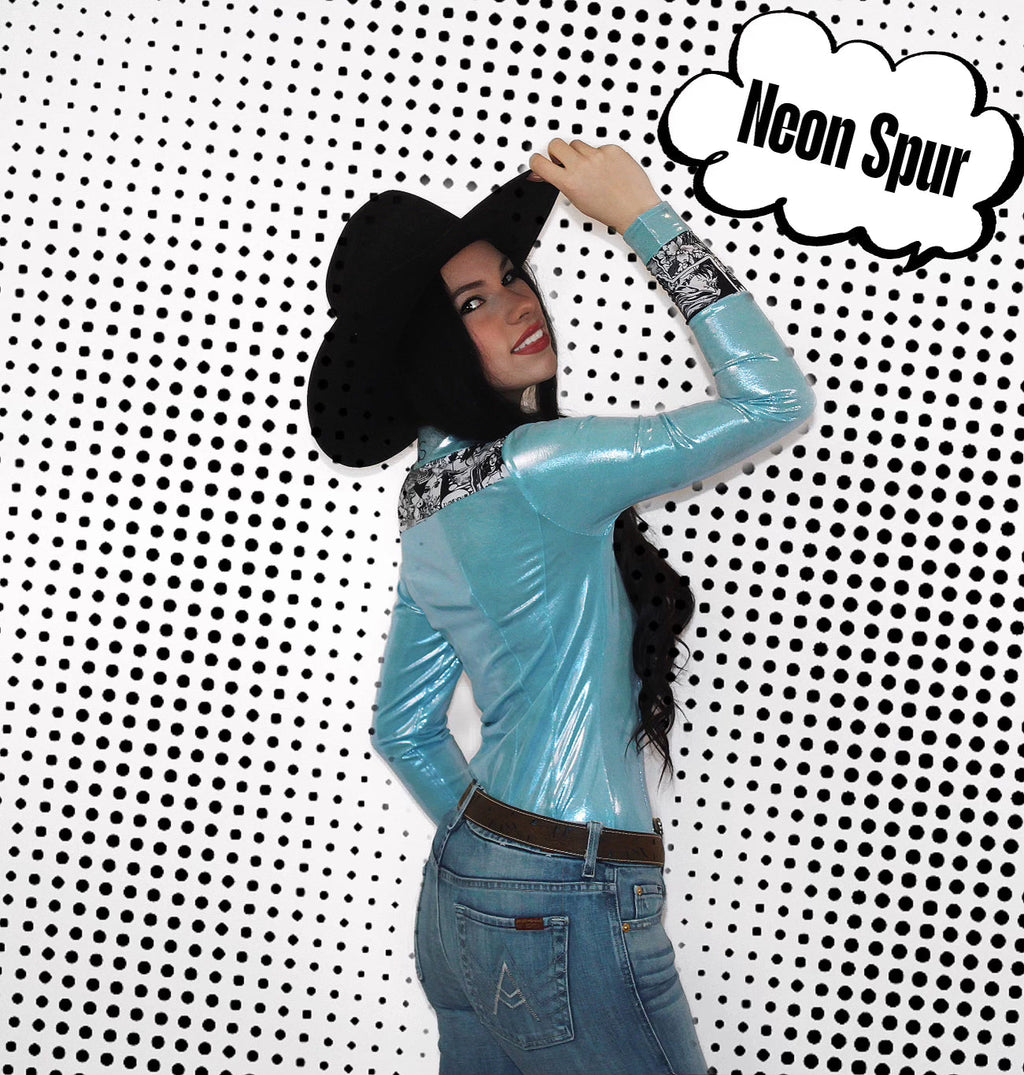 Marvel-ous Metallic Pearl Snap Rodeo Shirt