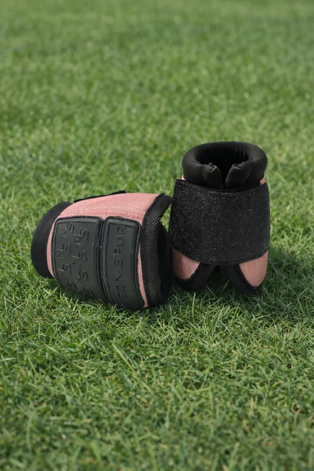 BARBIE BLACK GLITTER STRAP ULTRA PROTECTION BELL BOOTS - 2 PACK