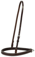Horse Size Weaver Turquoise Cross Basketweave Tooled 1 Inch Noseband