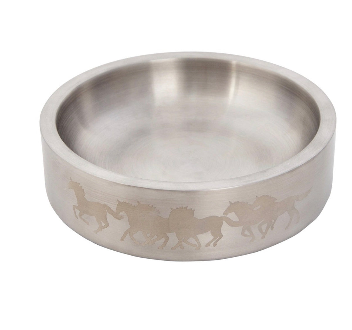 Wrangler Double Walled Stainless Steel Dog Bowl