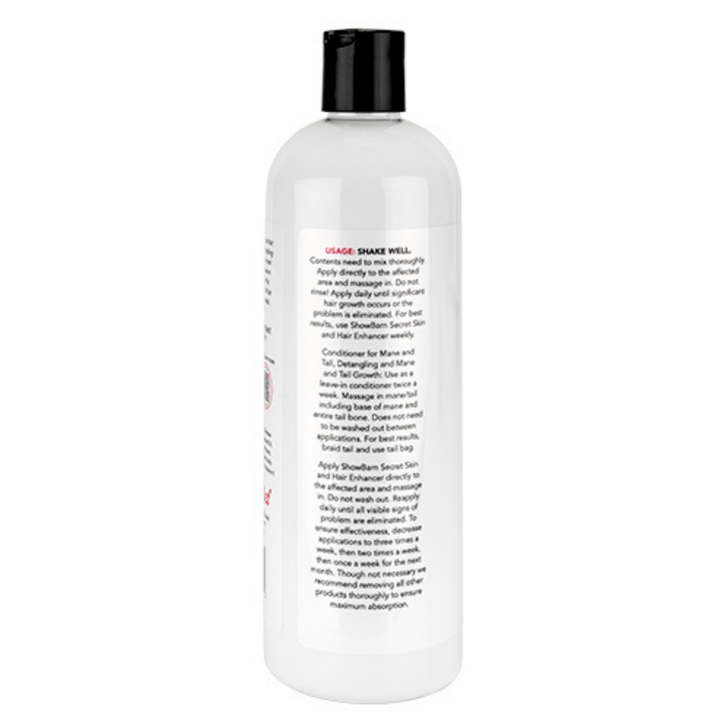 ShowBarn Secret® Skin & Hair Enhancer – Naturally Derived Equine Care | Draw It Out®