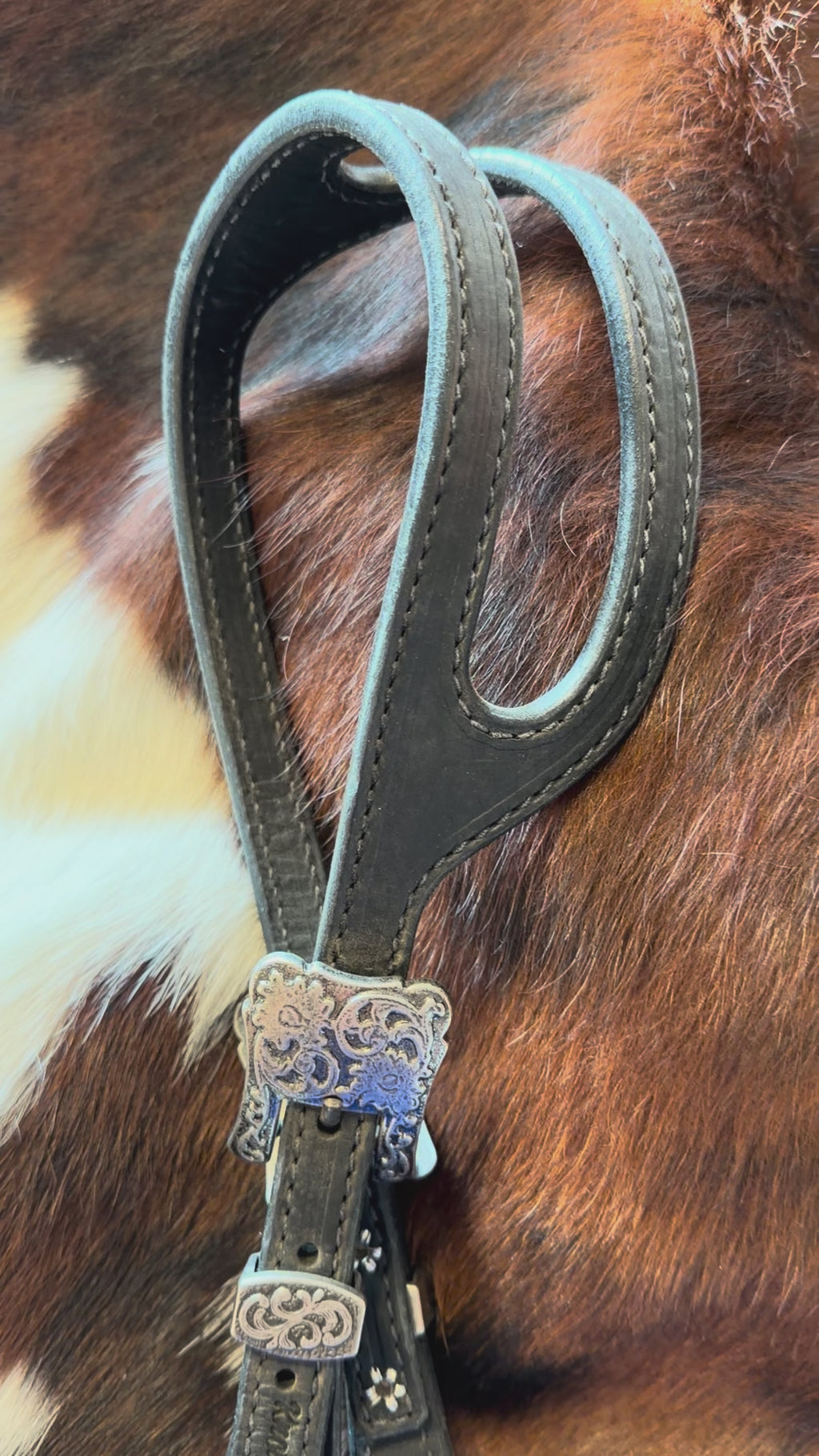Knotty Cowgirl Amber Headstall (Black)