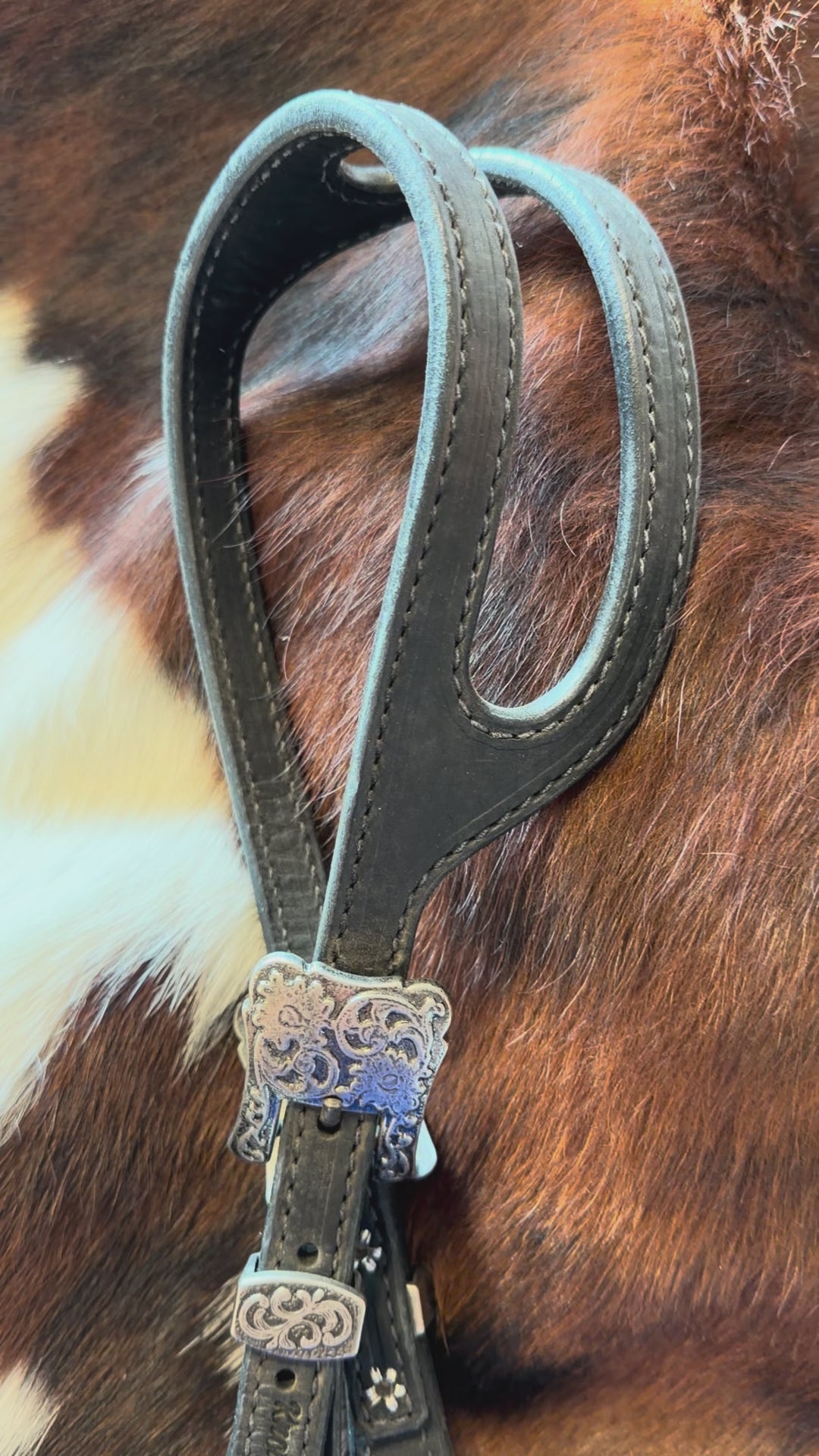 Knotty Cowgirl Amber Headstall (Black)